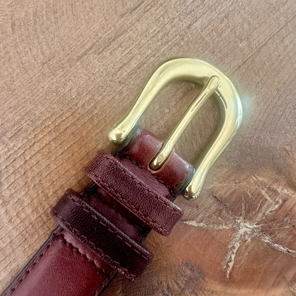 Vintage Donna Katz Belt. Solid Brass Buckle. Size medium - Picture 6 of 8